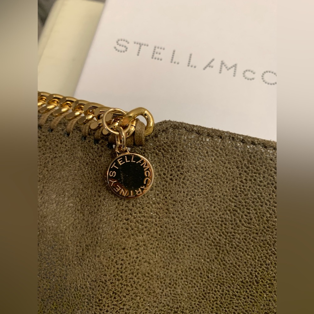 STELLA MCCARTNEY Khaki/Olive Small Falabella Wallet - Picture 5 of 7